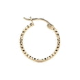 thumbnail image 2 of Arete Arracada de Oro 14K Imperial Jewelry con Diamantado Estilo Panal 15mm, 2 of 11