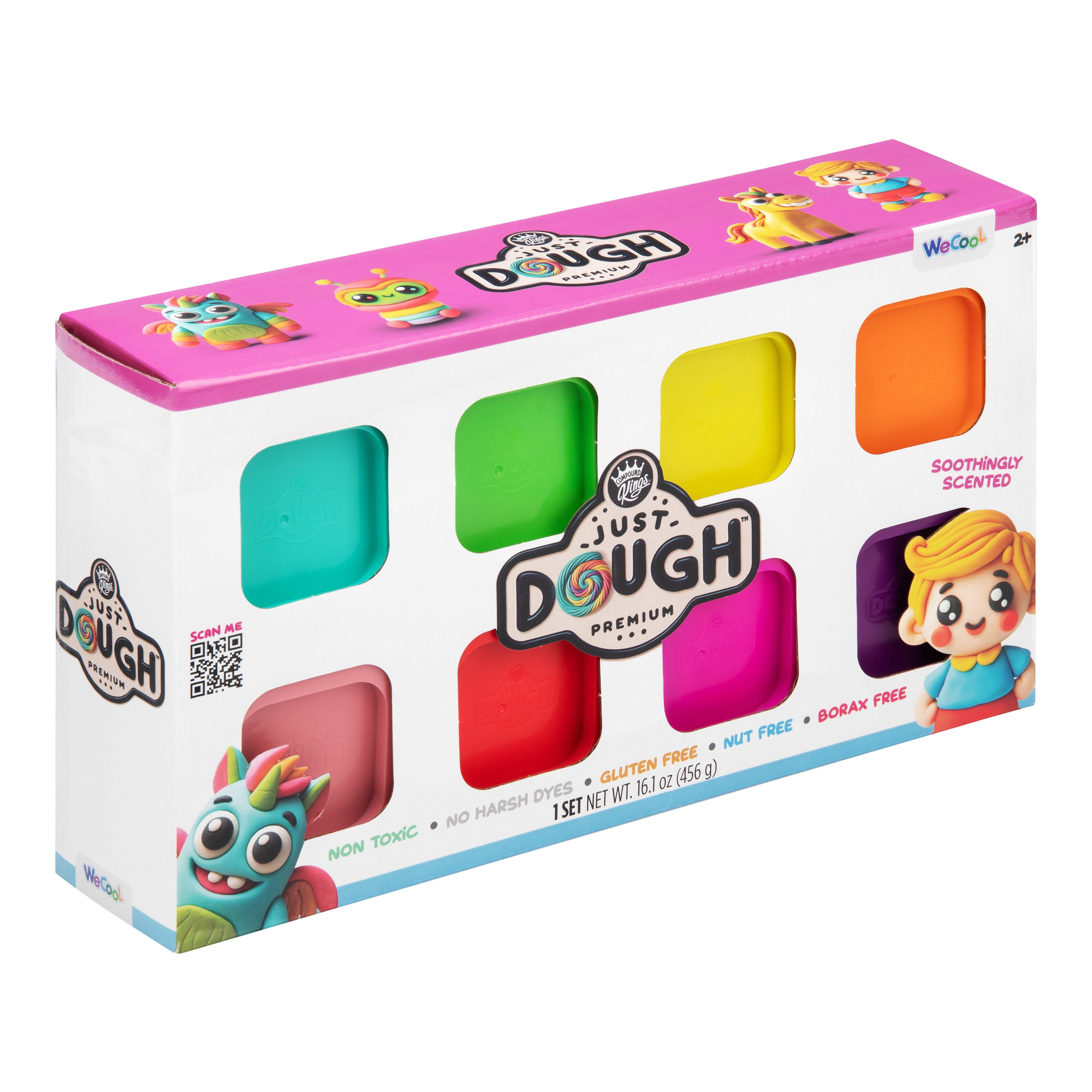Compound Kings, Scented Modeling Dough Slime, 8 Pack Multicolor Dough, Children Ages 3 and Up