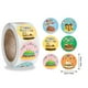 thumbnail image 5 of 1 rollo de 500 Uds.Pegatinas decorativas para regalo de cumpleaños de festival encantador, 5 of 6