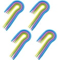thumbnail image 1 of Queilt 16PCS ABS Plastic Cable Needles for Knitting & Crocheting - U-Shaped Mixed Color Holders, 1 of 5