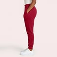 thumbnail image 6 of Women's High Waisted Sweatpants Athletic Pants Baggy Joggers Lounge Workout Jogging with Pockets Red XL, 6 of 6