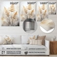 thumbnail image 4 of Designart "Minimalism Ferns Verdant gracefulness I" Floral & Botanical Metal Art Living Room, 4 of 5