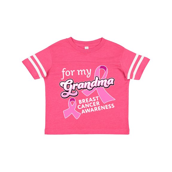 Inktastic For My Grandma-Breast Cancer Awareness Boys or Girls Toddler T-Shirt