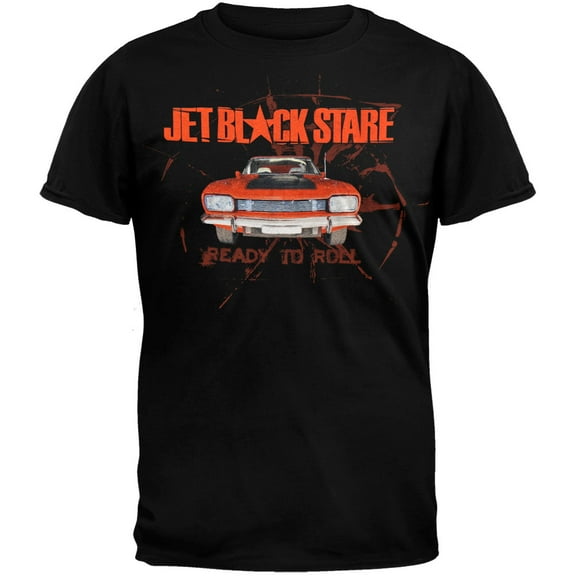 Jet Black Stare Men's Car Short Sleeve T Shirt
