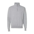 thumbnail image 2 of Unisex Eco Fleece 1/4 Zip, Light Steel - S, 2 of 3