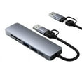 thumbnail image 1 of mmirethe Powered USB Hub Multi-Port USB Hub USB-C Docking Station Dual Monitor Adapter Compatible for MacBook and Windows, 1 of 7