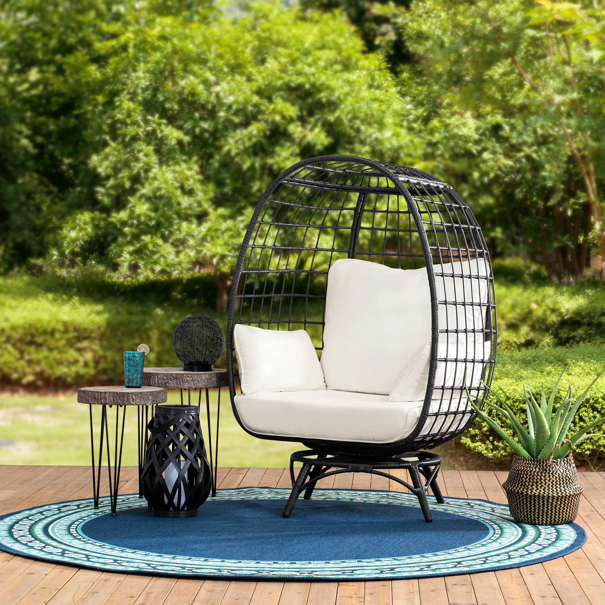 Sunjoy swivel egg chair new arrivals