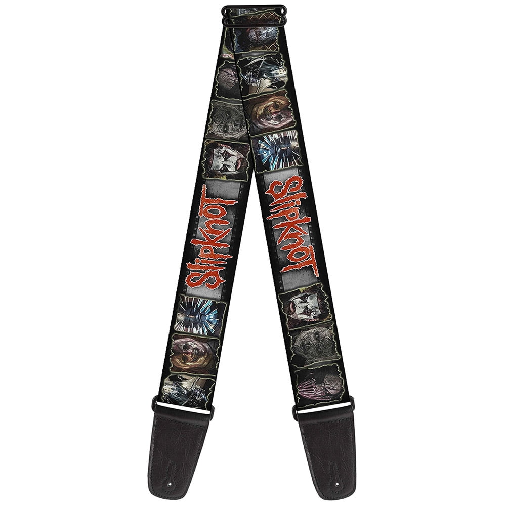 Slipknot Rock Band Music Group Face Blocks Guitar Strap