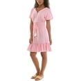 thumbnail image 4 of Split Neck Embroidered Poplin Dress, 4 of 6