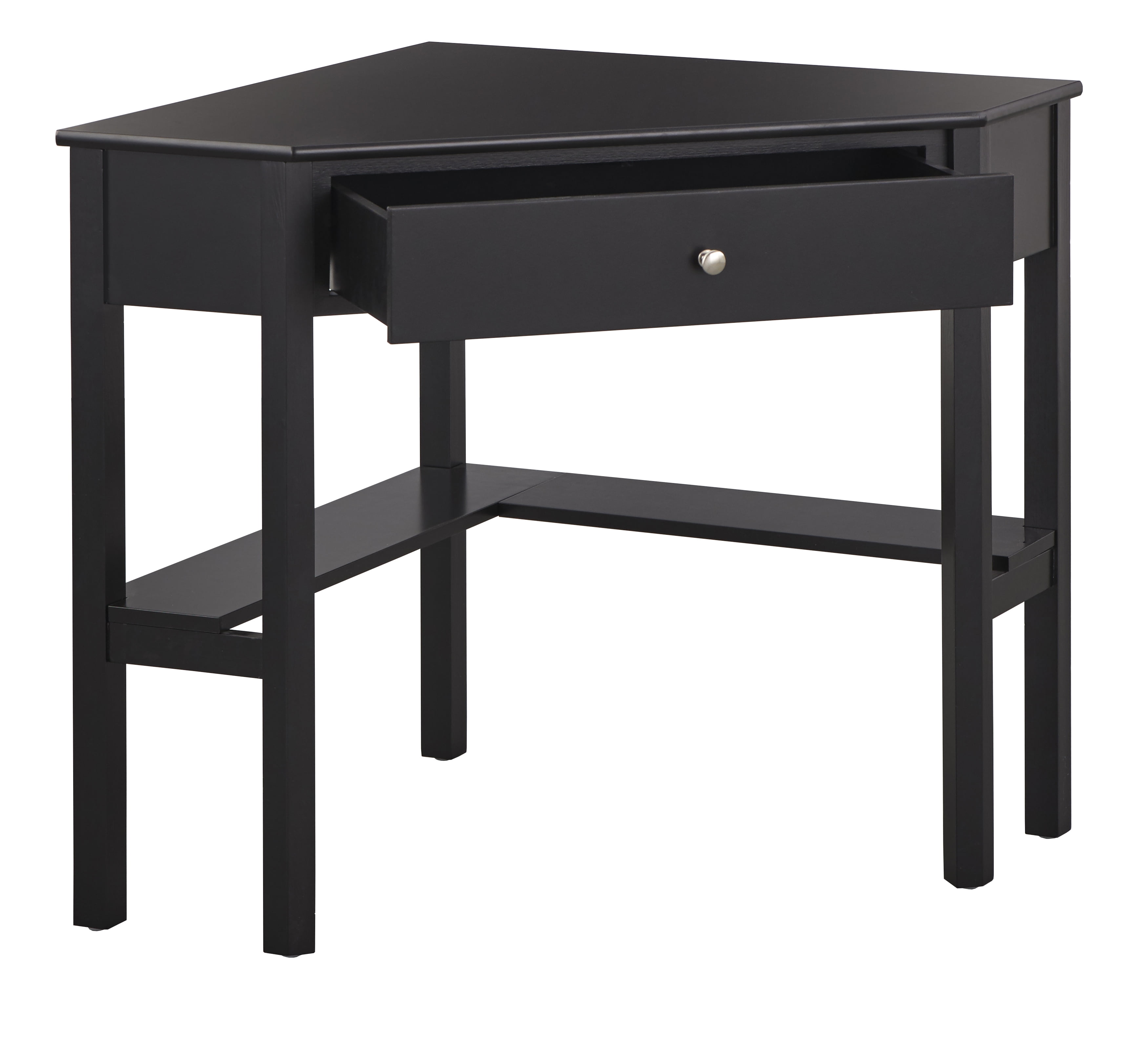 Porch Den Lincoln Corner Desk Black Painted