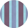thumbnail image 1 of Ahgly Company Machine Washable Indoor Square Transitional Day Sky Blue Area Rugs, 3' Square, 1 of 7