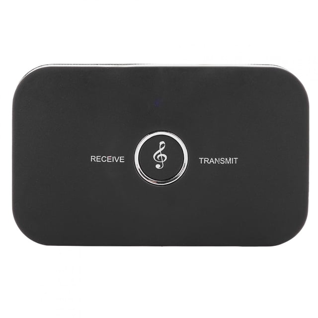 Receptor Transmisor De Audio 2 En 1, Receptor De Audio Inalámbrico Portátil, Bajo Consumo De Energía, Compacto Negro Para MP3, MP4, TV, PC, Teléfono Móvil Y