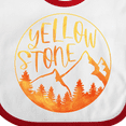 thumbnail image 4 of Inktastic Yellowstone National Park- Mountains Boys or Girls Baby Bib, 4 of 4