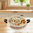 thumbnail image 4 of TIMIFIS Fruit Plate, Fruit Tray Household Coffee Table Dried Fruit Box Divided Melon Candy Snack Storage Box Kitchen Appliances, 4 of 6