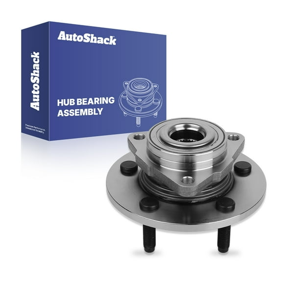 AutoShack Front Wheel Hub Bearing Assembly without ABS | Replacement for 2002-2008 Dodge Ram 1500 | 1-PC