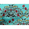 thumbnail image 4 of oneOone Cotton Poplin Fabric Leaves & Floral Block Print Fabric BTY 42 Inch Wide, 4 of 4