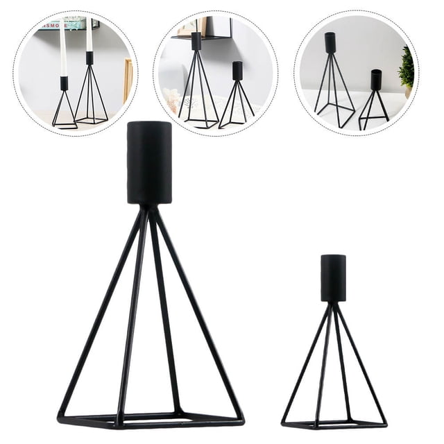 UPOUART 2Ud Modernos De Hierro Negro Para Decorar Con Estilo Y Durabilidad