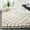 Ivory/Brown, variant on SAFAVIEH Casablanca Branson Geometric Diamonds Shag Area Rug, Grey/Dark Grey, 9' x 12'