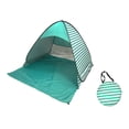 thumbnail image 4 of up Tent Beach Tent Sun Protection Instant Tent, Windproof Automatic Beach Green Stripes L, 4 of 9