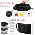 thumbnail image 2 of 3X Money Bag with Lock, Lockable Cash Bag, Waterproof Bank Bag with Zipper and Lock for Cash, Cell Phone B, 2 of 7