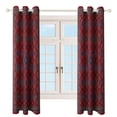 thumbnail image 4 of Bohemia Window Blackout Curtain 3d Printed Blackout Curtain Bedroom Living Room Hotel Window 2 Panel Shade, 4 of 6