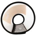 thumbnail image 5 of Elizabethan Dog Cat Pet Wound Healing Cone E- Collar White with Black, 5 of 5