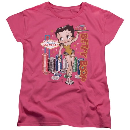 - Betty Boop Wet Your Whistle Womens Short Sleeve Shirt