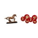 thumbnail image 1 of Figura decorativa coleccionable de caballo, ideal para decorar escritorios, paredes o puertas durante la Fiesta de ., 1 of 8