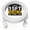 White, variant on ZAZFO 6ft 3 Pack Black Flat Plug Extension Cord, 14/3 Gauge 3 Prong Grounded SJTW Power Cord,15A 125V 1875W ETL Listed