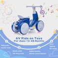 thumbnail image 2 of Bicicleta eléctrica JoyRydz de 6 V con máquina de burbujas, de 1 a 4 años, 2 of 8