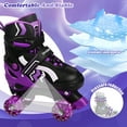 thumbnail image 3 of JZY Children's Adjustable Roller Skates for Boys & Girls – Full Light-Up Wheels, Suitable for Beginners Aged 5-8 & 8-12, Ideal for Indoor & Outdoor Sports, 3 of 7
