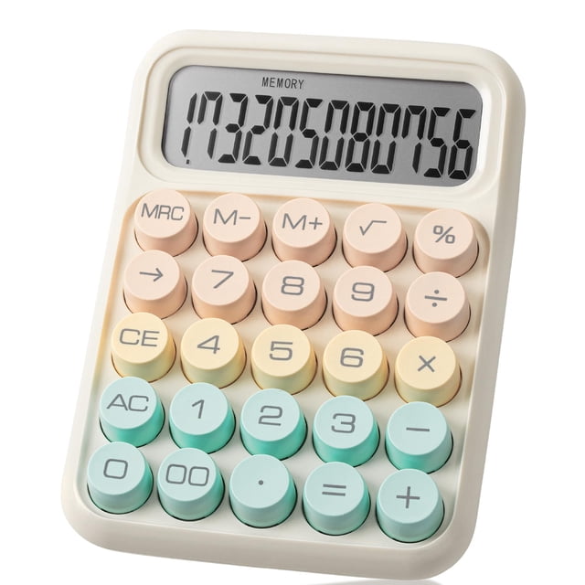 Interruptor mecánico Calculator Mr. Pen de 12 dígitos con pantalla LCD