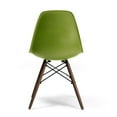 thumbnail image 2 of Inmod Molded Plastic Side Chair with Wood Legs (Set of 2), 2 of 5