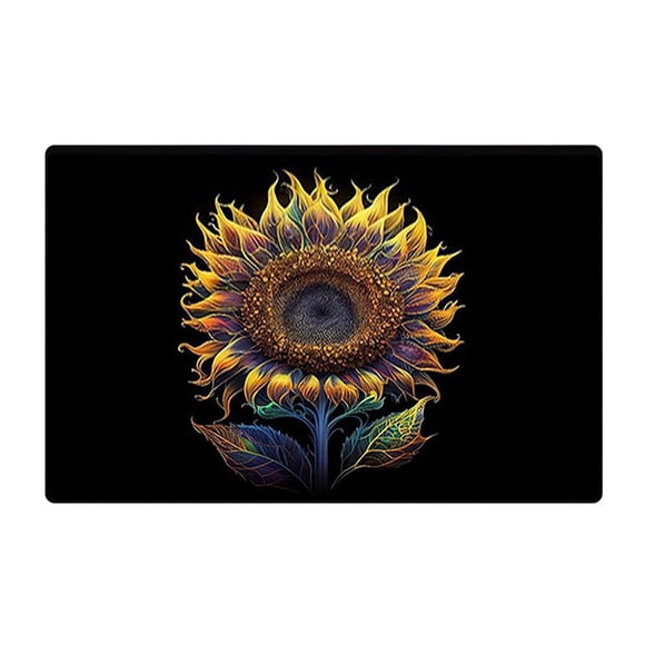 Sunflower Electric Stove Top Cover - Extra Thick Natural Rubber Protector, Prevents Scratches & Stains, Heat Insulation, Easy Clean, 20.28x28.47