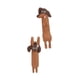 thumbnail image 1 of 2 figuras de perro salchicha para decoración de salpicadero, divertidas estatuas de perro pequeño, esculturas de cachorro para chimenea, de TV Estilo A, 1 of 8