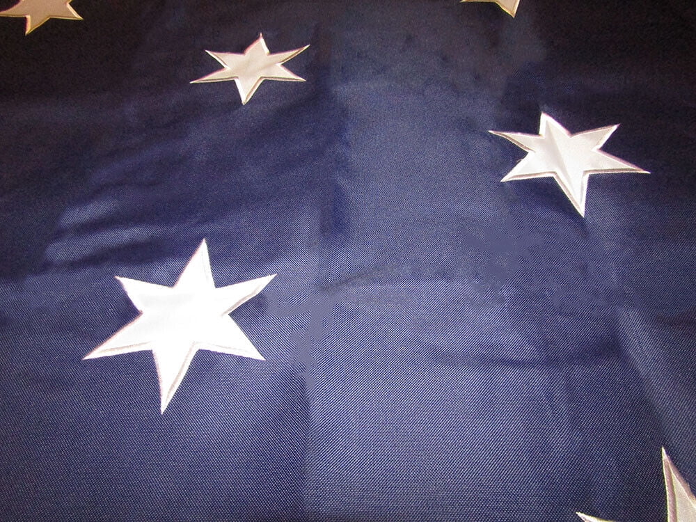 Bestickte Nylon-Flagge "George Washington Headquarters" 3x5 Fuß (ca. 90x150 Cm) – 2-lagig, 600D, Vielseitige Farben