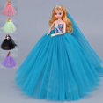 thumbnail image 1 of Muñeca Barbie, 5 uds., vestido colorido, vestido de novia grande, vestido esponjoso, falda, conjunto de juguetes para niña, 1 of 5