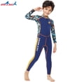 thumbnail image 3 of Traje de buceo en trajes de buceo ultrafinos de una pieza niñas niñas cuerpo completo traje de baño anti-medusas para snorkeling surf natación xl 2.5mm Methold OD003654-04, 3 of 7