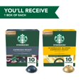 thumbnail image 4 of Starbucks By Nespresso Vertuo Pods, Espresso Light and Dark Roast Coffee, 20 Count, 4 of 11