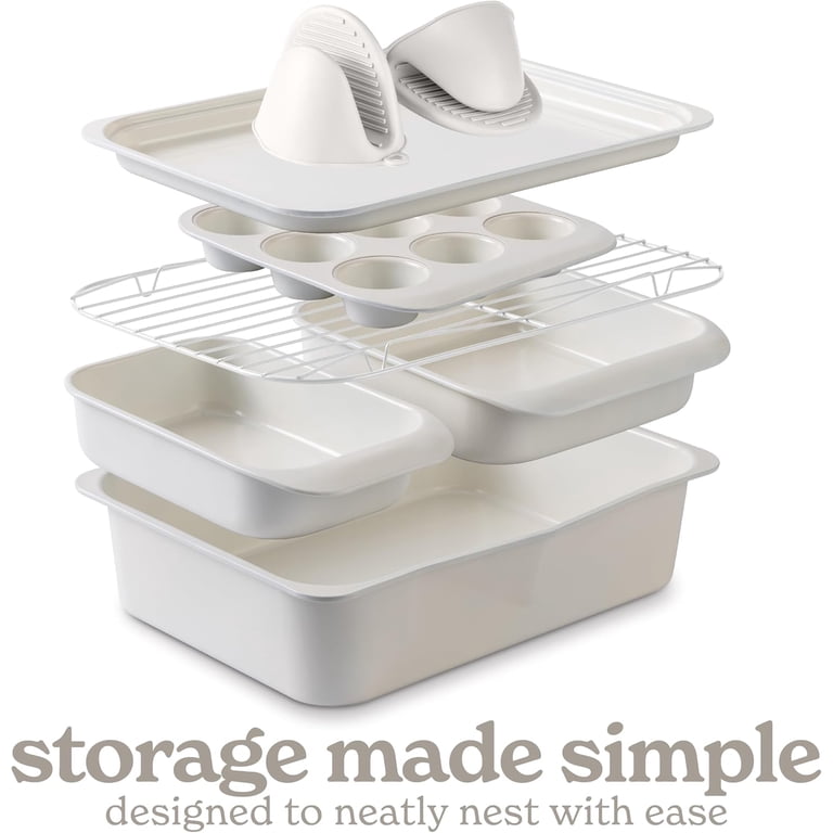 Cook With Color 8-Piece Stackable Nonstick Bakeware Set photo 3