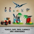 thumbnail image 6 of LEGO Jurassic World Baby Dinosaur Rescue Center, Building Set for Kids with a Toy Car and 5 Dinosaur Figures including a Triceratops and Velociraptor, Dinosaur Toy for Boys and Girls Ages 4+, 76963, 6 of 8