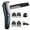 Black, variant on Siquannnn Hair Buzzers for Men USB Rechargable Hair Clipper Powerful Cutting Machine Comb Set