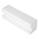 thumbnail image 2 of Soporte para espejo de cuerpo entero de 25 cm (10 pulgadas), de madera, con base antideslizante para espejos de tocador. Color blanco., 2 of 8