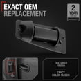 thumbnail image 2 of T1A Extended Cab Door Handle, Rear Driver Door Handle Compatible with 1999-2007 Chevrolet Silverado 1500 2500; 99-07 GMC Sierra 1500 2500, 01-07 Sierra, Silverado 3500 - Black - OEM 15758172, 2 of 5
