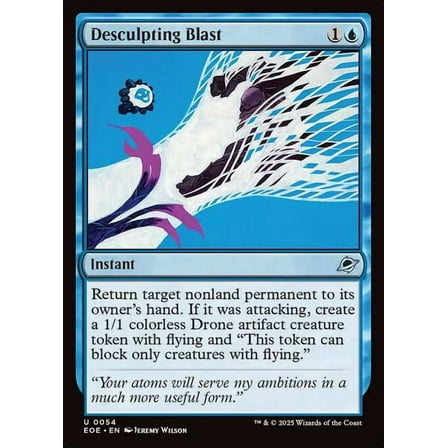 MtG Edge of Eternities Uncommon Desculpting Blast (FOIL) #54