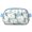 Sky-blue-10, variant on Wildflower Fanny Pack for Women – Daisy Bloom Print Belt Bag with Yellow & White Floral Pattern in Retro Boho Style