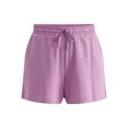 thumbnail image 5 of Terra & Sky Women’s Plus Size Pull On French Terry Cloth Shorts with Pockets, 5” Inseam, Sizes 0X-5X, 5 of 5