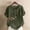 Army Green, variant on Kayannuo Blouses for Women Business Casual Women Casual And Linen Tops Printed Short Sleeve Button T-shirt Blouse Purple M