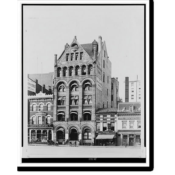Historic Print, [Washington Post Building (original central section), Washington, D.C.], 16" x 20"