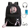 thumbnail image 5 of Sweet Anime Girl Print Backpack With USB Charging, Lightweight Backpack For Travel Hiking Camping, School Bag, 5 of 5